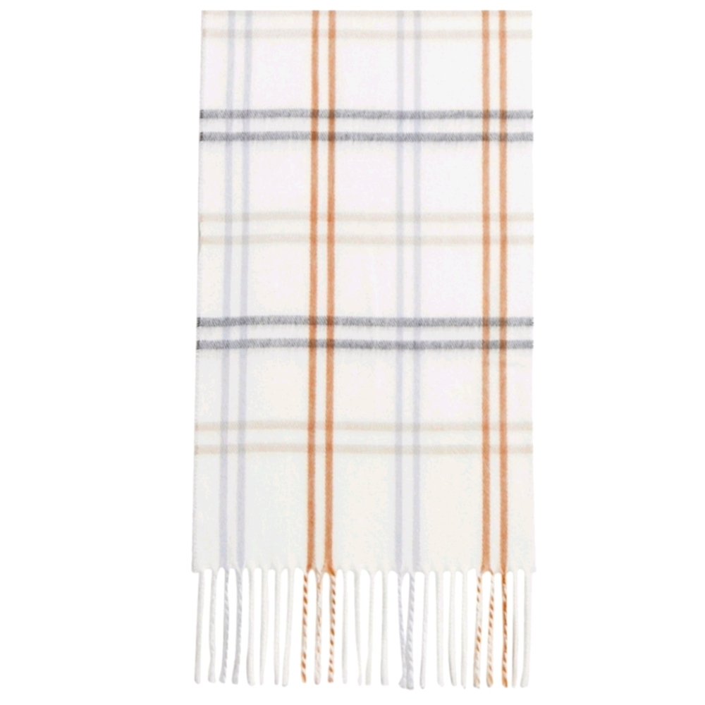 Cream Plaid Scarf - NWT Steve Madden
